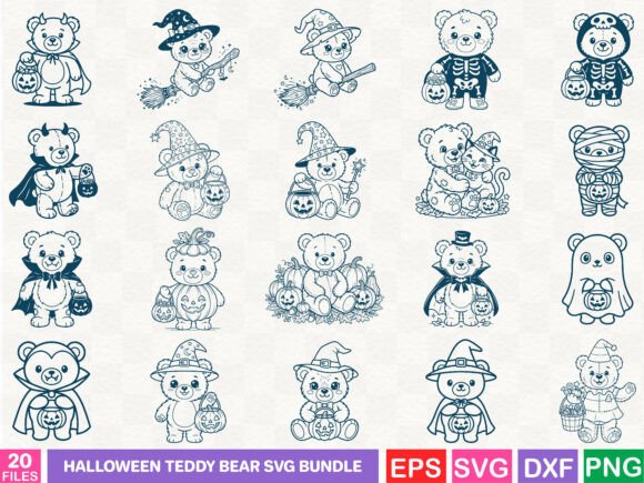 A Graphic Designer’s Review: The Halloween Teddy Bear SVG Bundle