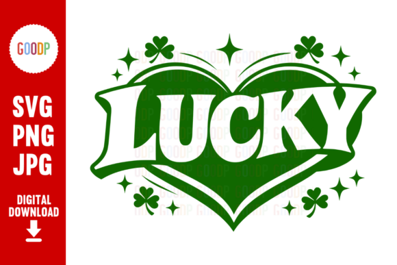 A Lucky Heart PNG for Authentic St. Patrick’s Day Graphics