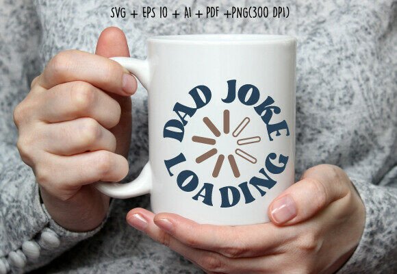 A Playful SVG Asset for Father’s Day Graphics & Illustrations