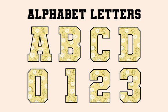 A Review of the Spring Flower Alphabet Daisy Graphics