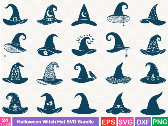 A Witch Hat Graphics Bundle for Your Business
