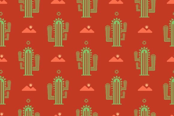 Cactus Graphics & Patterns for Your Western Boho Collection