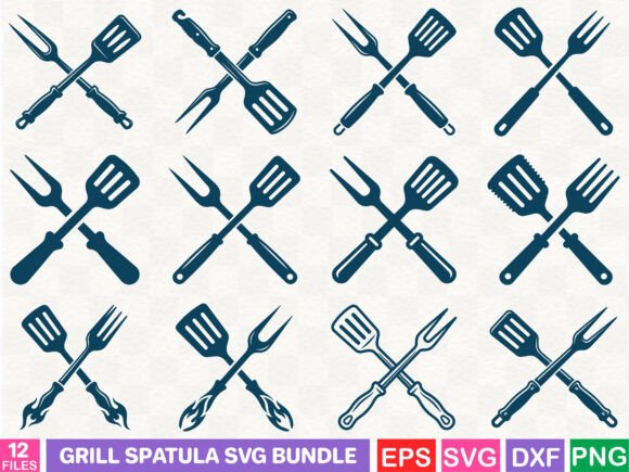 Grill Spatula SVG Bundle: A Versatile Design Asset