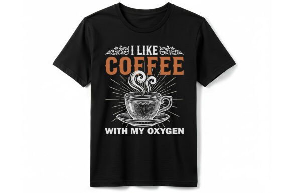 I Like Coffee with My Oxygen: A Versatile Graphic Design Asset