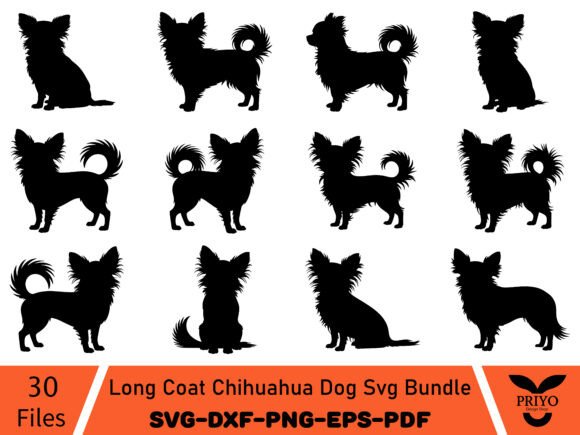 Long Coat Chihuahua Dog Svg Bundle: A Versatile Graphics Asset