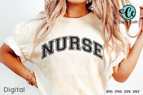 Nurse Graphics for Modern T-Shirt Designs & Editorial Use