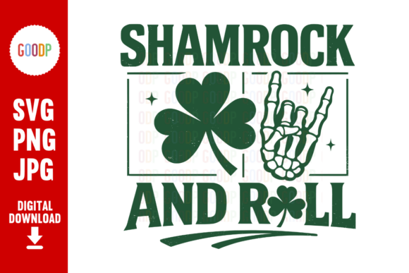 Shamrock and Roll: A Designer’s Take on an Edgy St. Patrick’s Day PNG