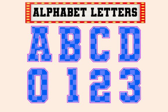 The Blue Checkered Neon Alphabet: A Publisher's Graphics Review