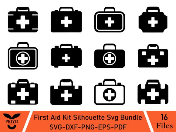 The First Aid Kit Silhouette SVG: A Design Asset for Local Brands