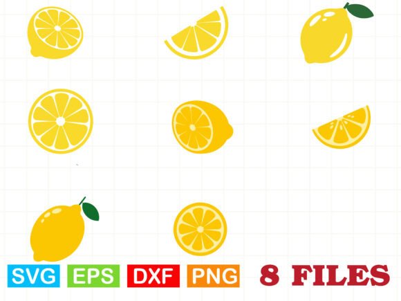 Yellow Lemon Clipart for Sunny Crafts and Cheery Graphics